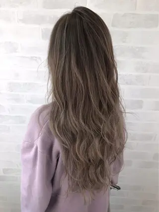 ロング カラー Lien 深井店のヘアスタイル