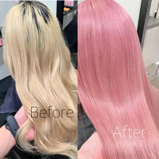 ロング 🍀ケアブリーチ カラー🍀坂井のヘアスタイル