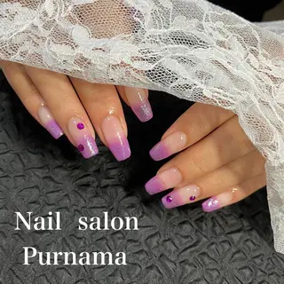 ネイル Purnama(ﾌﾟﾙﾅﾓ)所属・Purnama あきのネイルデザイン