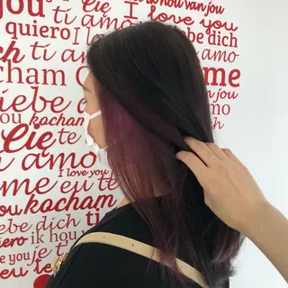 ロング カラー ヘアアレンジ CREAPY所属・CREAPY　日向野 利菜のヘアスタイル