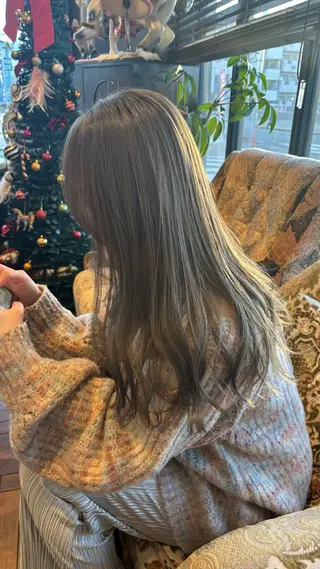 ロング 長瀬 友唯のヘアスタイル