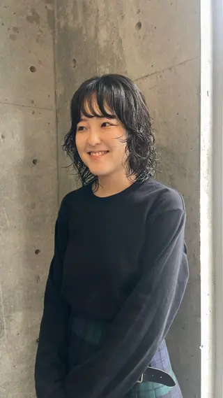 パーマ 佐伯 和佳のヘアスタイル