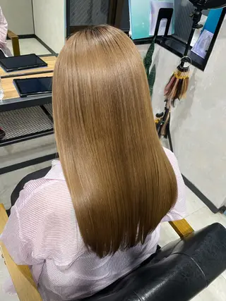 セミロング カラー 美髪プロデュース /岡崎勇人のヘアスタイル