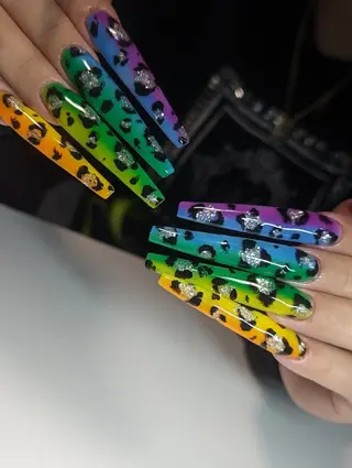 ロング ネイル クロキ 。のネイルデザイン