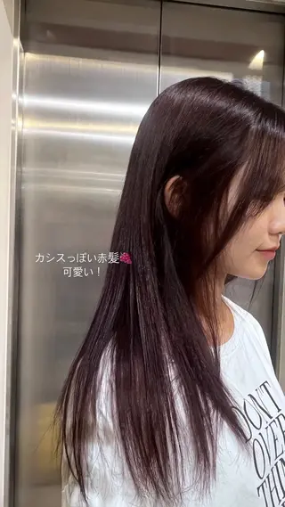 カラー aki ⭐️FILMS銀座のヘアスタイル