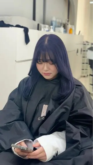 カラー ANN GAGAのヘアスタイル