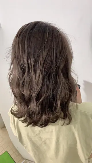 ミディアム カラー Reb_keiji 👑小倉圭司のヘアスタイル