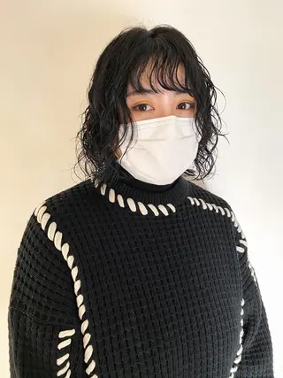 ミディアム レイヤー/パーマ /ウルフ/nabeのヘアスタイル