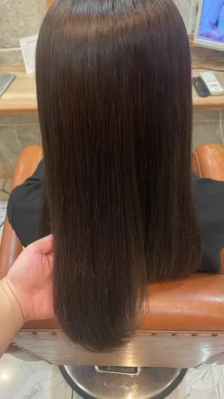 ロング カラー 松田 唯叶のヘアスタイル