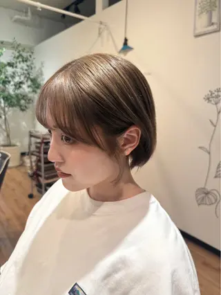 ショート カラー ✨ショート/ボブ 縮毛矯正✨アキラのヘアスタイル