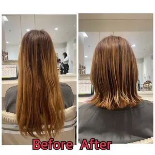 ミディアム 平 真亜里のヘアスタイル