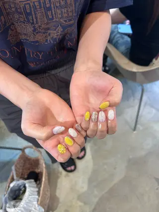 ネイル キラキラオメメ みずなのネイルデザイン