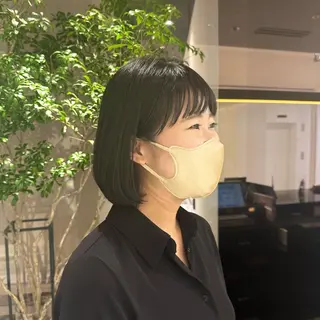 ショート カラー 巻ける縮毛矯正/艶 カラーchika🩵のヘアスタイル