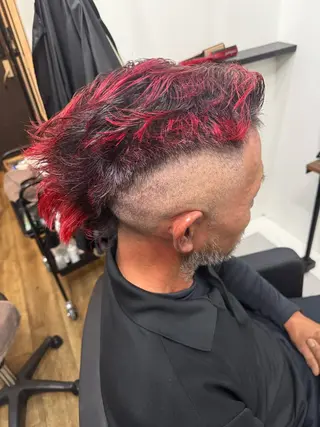 カラー メンズ 椎葉 祐也のヘアスタイル