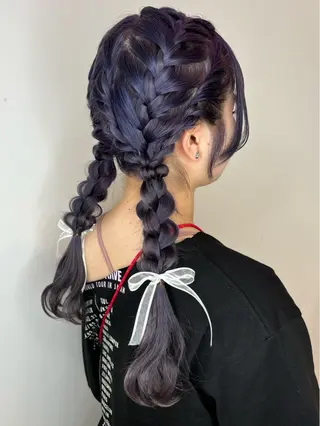 ロング ヘアアレンジ eclala所属・後藤 瑠菜のヘアスタイル