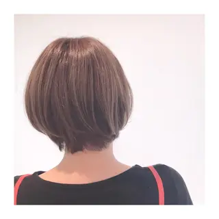 ショート カラー 30代からの大人 ショートのヘアスタイル