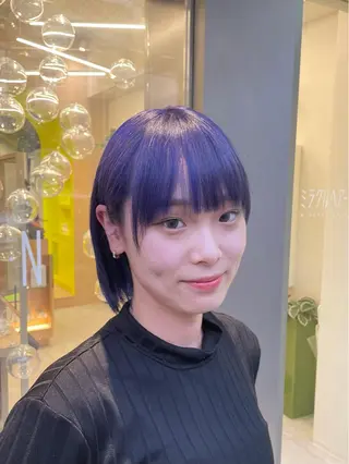 ショート カラー 山下 とよかのヘアスタイル