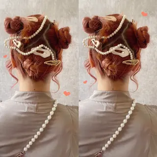 ヘアアレンジ 絶対可愛い宣言💝横 浜エクステみさき🪄のヘアスタイル