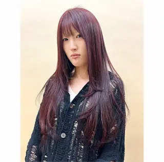 ロング カラー Kanna 神奈のヘアスタイル