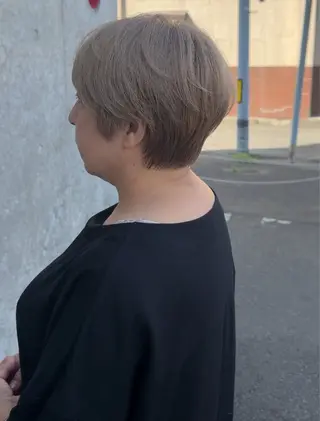 ショート カラー Agu hair unu所属・轡田 くつわだのヘアスタイル