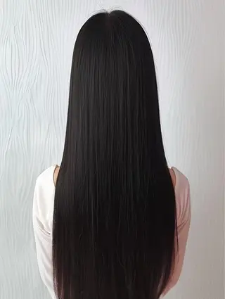 ロング 盛れる顔まわり🎀 縮毛矯正💐羽村勇樹のヘアスタイル