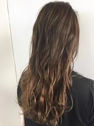 ロング メンズパーマ/難波/ 心斎橋　室園亮佑のヘアスタイル