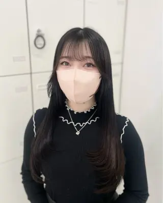 ロング モテ艶韓国ヘア 🤍りんのヘアスタイル