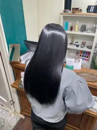 ロング 渋谷/原宿 カラー× トリートメント ｻﾜのヘアスタイル