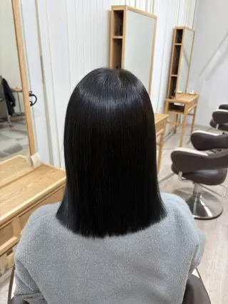 ミディアム カラー 🪐韓国／グレージュ ／ ｓａｋｕｒａ☽⋰のヘアスタイル