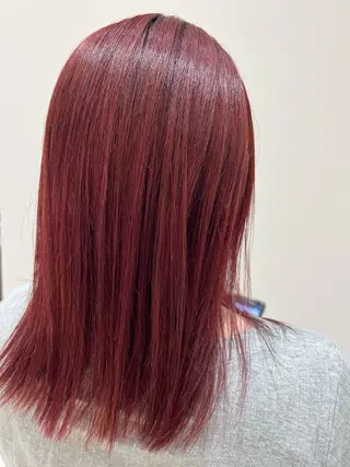 ミディアム 艶カラー/レイヤー 🌸Mioのヘアスタイル