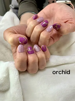 ネイル orchid ♡オーキッドのネイルデザイン