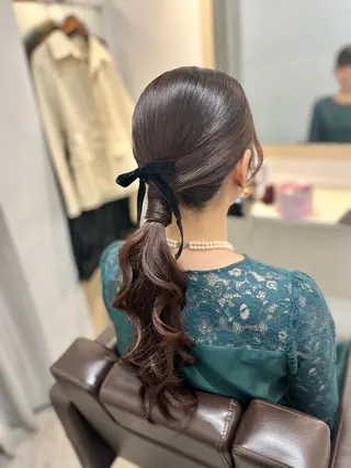 ヘアアレンジ 似合わせヘアメイク 💐オダギリチアキのヘアスタイル