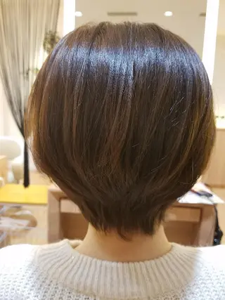 ショート カラー 髪質改善/ハイライト 小林秀樹のヘアスタイル