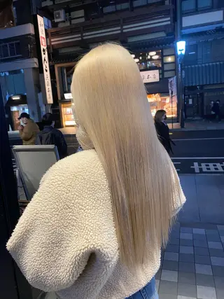 ロング カラー ハイトーン/ブリーチ カラー/SHOGOのヘアスタイル