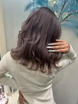 ミディアム カラー Lapis 池袋店所属・MASHIRO 🩵Lapis池袋店のヘアスタイル