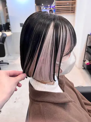ショート カラー neon  hair亀戸店所属・🌈neonhair 透明感✨カラー🌈のヘアスタイル