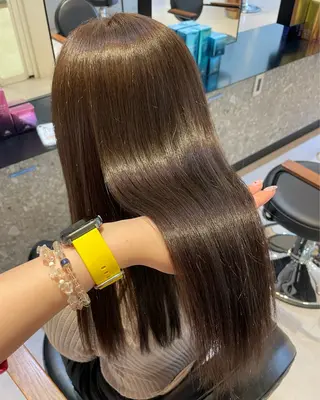 ロング カラー 透明感カラー🫧/ 髪質お悩み改善/みゆのヘアスタイル