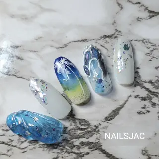 ネイル 島屋 千奈美のネイルデザイン