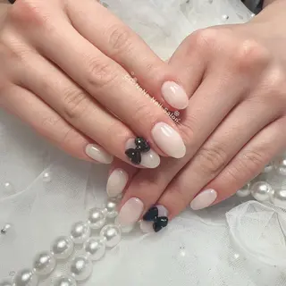 ネイル CC  NaNa ワンホンネイル🌙Nのネイルデザイン