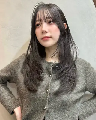ロング 大宮韓国ハッシュ🪽 GLROWseriのヘアスタイル