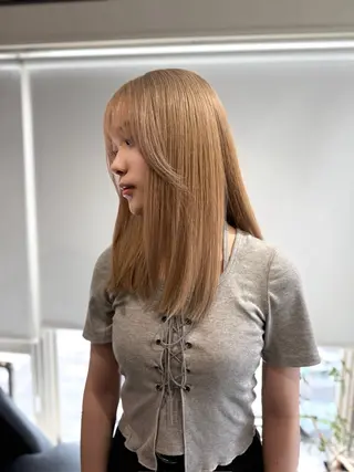 ミディアム 井口 陽来のヘアスタイル