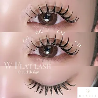 マツエク・マツパ 👁️eye京橋 REBESTのマツエク・マツパデザイン