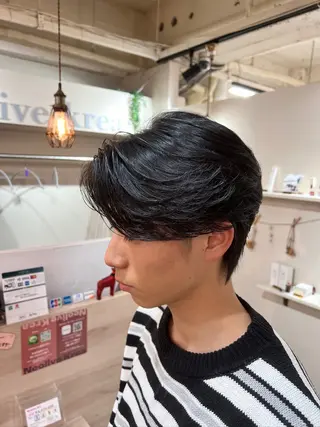 ミディアム パーマ メンズ メンズカットパーマ ✂️ JOYAのヘアスタイル