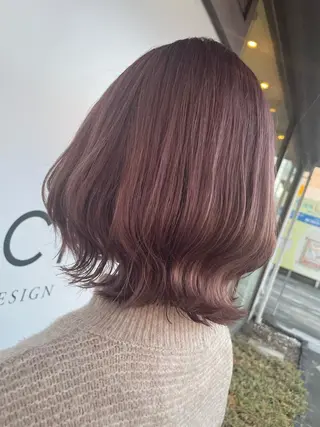 ミディアム 佐藤 由依/透明感カラーのヘアスタイル