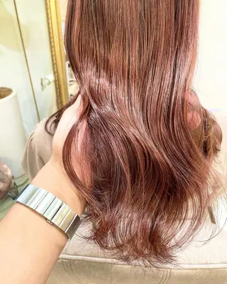ミディアム カラー シバタ ショウゴのヘアスタイル