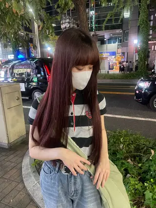 ロング カラー ミユル/ 盛れるエクステ🎀✨のヘアスタイル