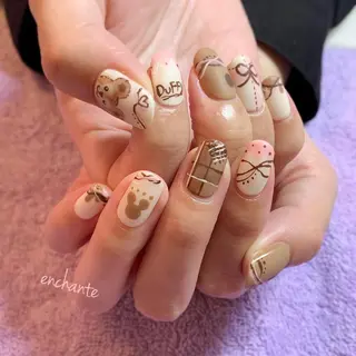 ネイル アンシャンテ所属・enchante 自由が丘のネイルデザイン