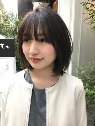 ミディアム LOMA🇰🇷 銀座クボタのヘアスタイル