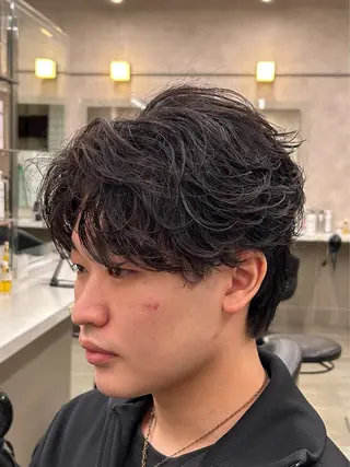 パーマ メンズ 🔷メンズセンターパ ートTAKUMI🔷のヘアスタイル