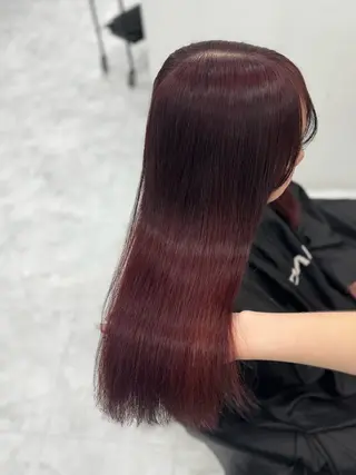 セミロング カラー 🎀愛されgirly ヘア🫧Ayakaのヘアスタイル